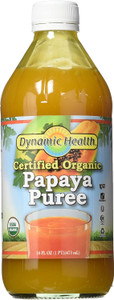 Dynamic Health Papaya Puree Certified Organic - 16 Fl Oz