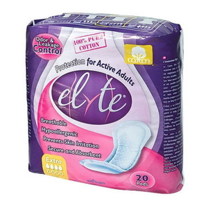 Elyte Incontinence Pads Extra 20 Ea