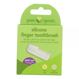 Green Sprouts Silicone Finger Toothbrush Adult - 1 Ct