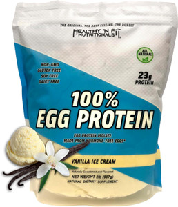 Healthy 'N Fit 100% Egg Protein Vanilla Ice Cream 2 Lb