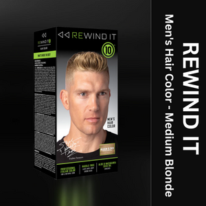 Rewind It 10 Men'S Hair Color Medium Blonde - 1 Ct