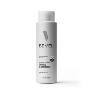 Bevel 2-in-1 Shampoo and Conditioner for Men Hair Care, 12 Oz