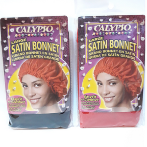 Calypso Large Satin Bonnet for Nighttime Hair Care, 1 Ea