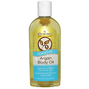 Cococare Moroccan Argan Body Oil for Nourishing and Revitalizing Skin, 8.5 oz