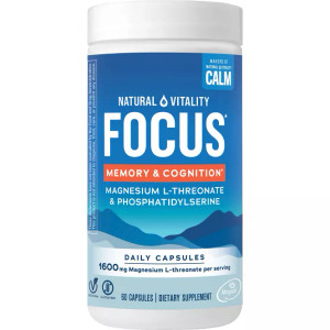 Natural Calm Vitality Focus Vitamin - 60 Cap