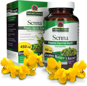 Nature'S Answer Senna Leaf Dietary Supplement 90 Caps