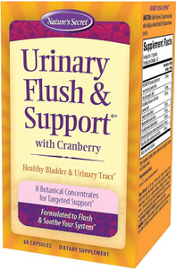Nature'S Secret Urinary Flush & Support With Cranberry 60 Caps