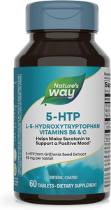 Nature'S Way 5-Htp L-5-Hydroxytryptophan Vitamins B6 & C - 60 Tab