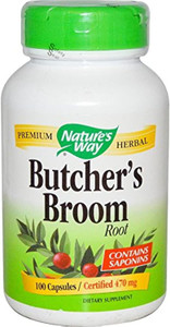 Nature'S Way Butcher'S Broom Root - 100 Caps