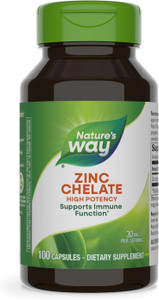 Nature'S Way Zinc Chelate Supports Immune - 100 Cap