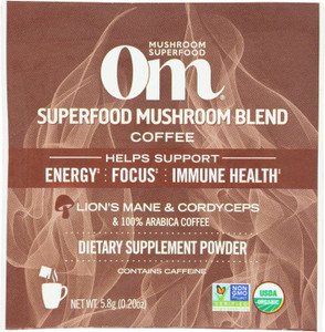 Om Superfood Mushroom Blend Coffee Drink Mix -O.21 Oz
