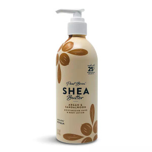 Peet Bros Shea Butter Body Lotion Argan & Sandalwood - 10 Fl Oz