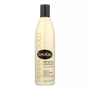Shikai Henna Gold Hair Highlighting Conditioner - 12 Fl Oz