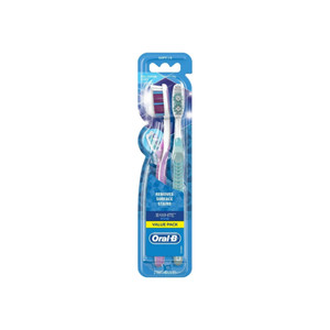 Oral-B Advantage 3D White Vivid Toothbrushes Soft 2 Each