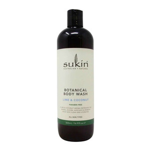 Sukin Natural Botanical Body Wash Lime And Coconut - 16.9 Fl Oz