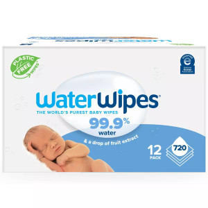 Waterwipes Plastic-Free Original Unscented Baby Wipes - 720 Ct