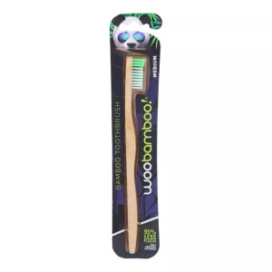 Woobamboo Medium Bristles Bamboo Toothbrush - 1 Ct