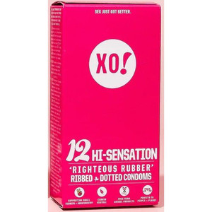 Xo Hi Sensation Rubber Condoms - 12 Ct
