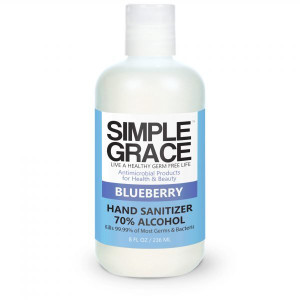 Simple Grace Blueberry Hand Sanitizer - 8Oz