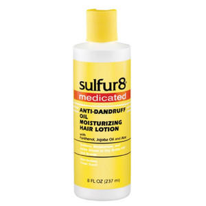 Sulfur 8 Anti-Dandruff Oil Moisturizing Hair Lotion - 8 oz