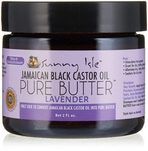 Sunny Isle, Jamaican Black Castor Oil, Pure Butter - 2 fl oz