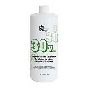 Super Star 30 Volumes Hair Cream Peroxide Developer - 16 fl Oz