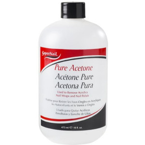 Super Nail Pure Acetone Polish Remover - 16 fl oz