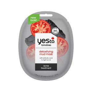 Yes to Tomatoes Detoxifying Charcoal Mud Face Mask - 0.33 fl oz