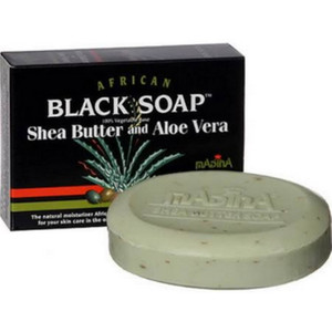 Madina African Black Shea Butter & Aloe Vera Soap - 3.5 oz