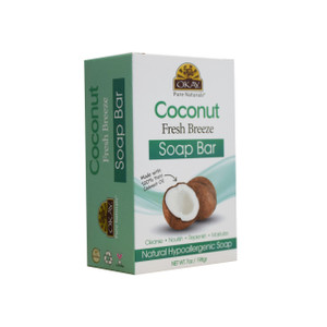 Okay Coconut Fresh Breeze Soap Bar - 7 oz