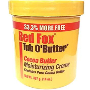 Red Fox Tub O'Butter Cocoa Butter Moisturizing Creme - 14 oz