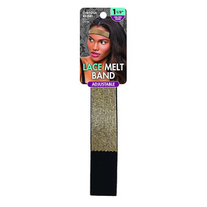 Donna Adjustable Lace Melt Band in Gold for Wig and Weave Security, 1 Ea
