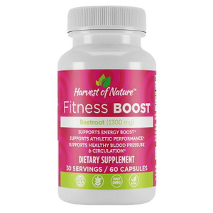 Harvest of Nature Fitness Boost Capsules Beetroot Flavor - 60 Ea