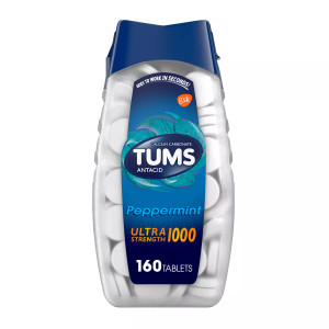 Tums Ultra Strength Mint Antacid Chewable Tablets - 160 ct