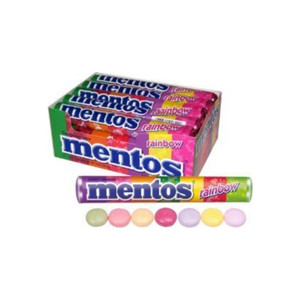 Mentos  Rainbow Roll 15 Rolls (1.32 Oz Per Roll)