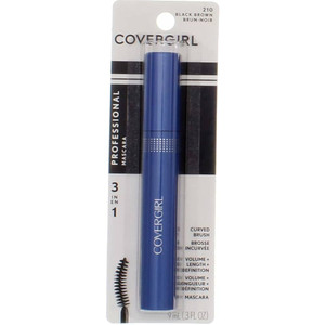 COVERGIRL Professional 3-in-1 Straight Brush Mascara - 210 Black Brown