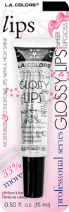 L.A. Colors Glossy Lips Sheer Lipgloss - Clear, 0.5 fl oz