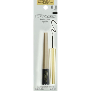 L'OREAL PARIS Telescopic Precision Liquid Eyeliner, 810 Black, 0.08 fl. oz.