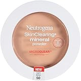 Neutrogena SkinClearing Mineral Acne Powder, Soft Beige 50, .38 oz