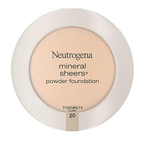 Neutrogena Mineral Sheers Powder Foundation, Natural Ivory 20, .34 oz