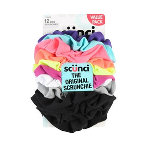 Scunci Large Neon Scrunchies, 12.0 CT