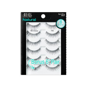 Ardell Natural Eyelashes 110 Black - 6 Ct
