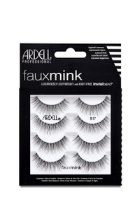 Ardell Faux Mink Lashes Lightweight 817 Black - 4 Ct