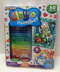 ArtSkills Clay By Number Activity Kit - 1 Lb