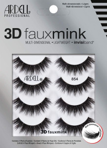 Ardell 3D Faux Mink Lashes 854 Black - 4 Ct