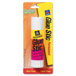 Avery Permanent Glue Stic Washable White - 1.27 oz