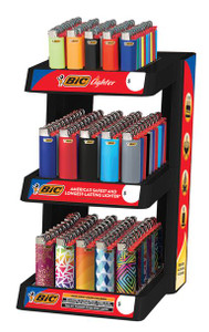 BiC Pocket Lighter 3-Tier Display