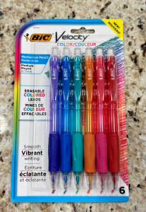 BiC Velocity Colored Lead Mechanical Pencil - 6 Count