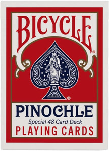 Bicycle Pinochle Standard Playing Cards - Assorted Colors - 1 Ct