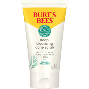 Burt's Bees Clear & Balanced Deep Cleansing Acne Scrub with Salicylic Acid - 4 oz